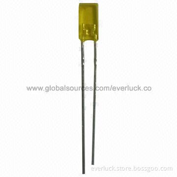 Rectangle Yellow LED Components